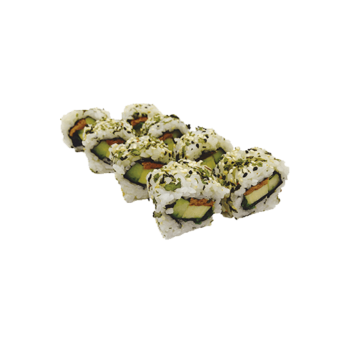 Uramaki vegetarian roll