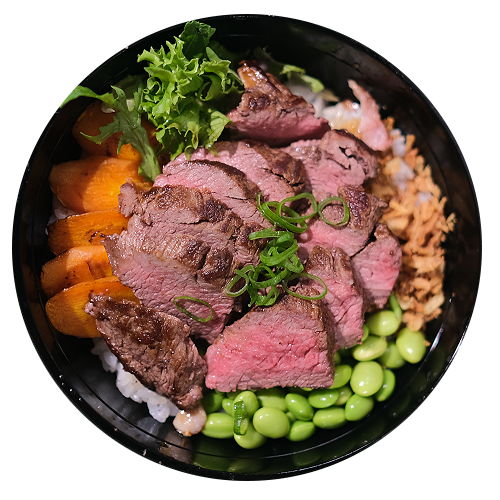 Grilled beef bowl