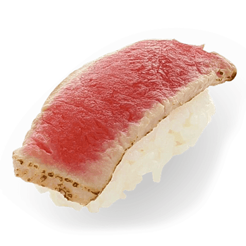 Flambé tuna nigiri