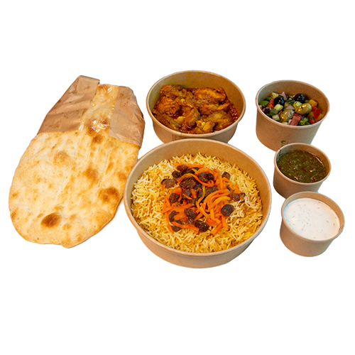 Complete chicken kurma dish