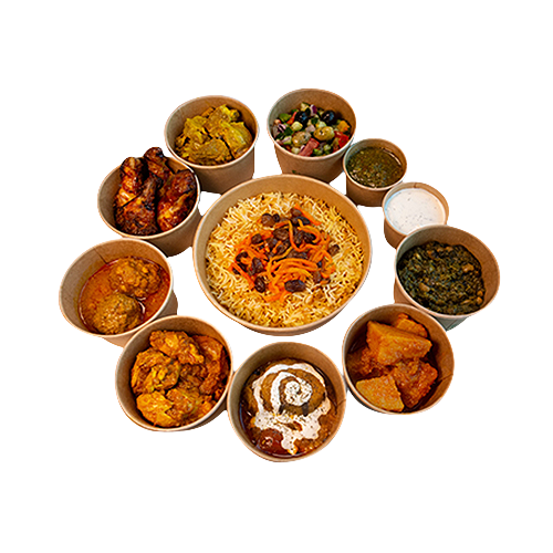 Rice table for 2 people