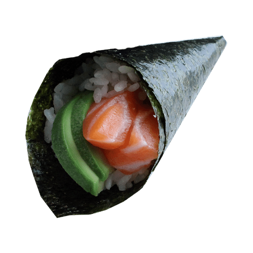 Avocado zalm temaki