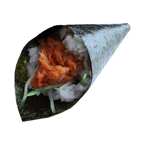 Spicy negi tuna temaki