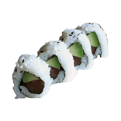 Avocado tonijn maki