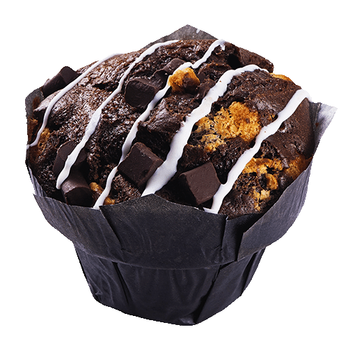 Black Label chocolate overkill muffins