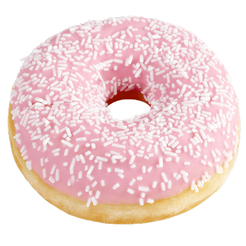Pink donut