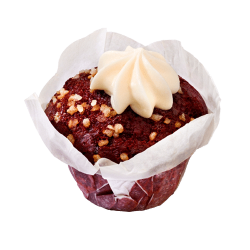 Red velvet muffin
