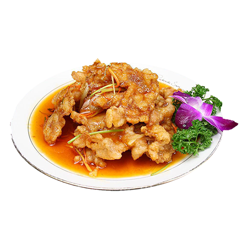 Crispy sweet and sour pork