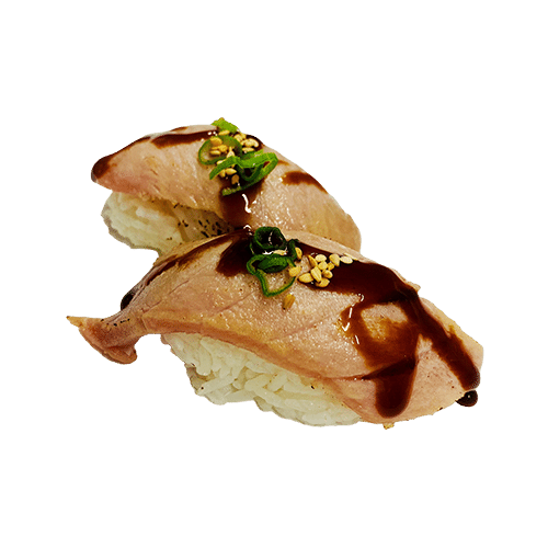 Flambe tuna nigiri