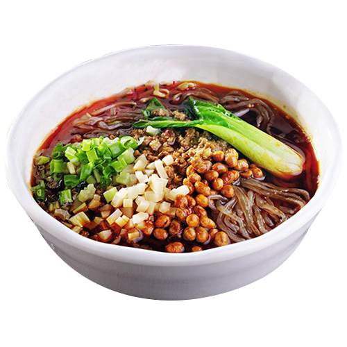 Hot and sour potato noodles