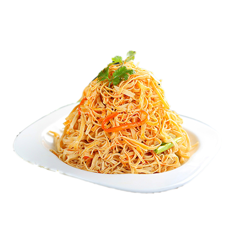 Shredded tofu with sauce