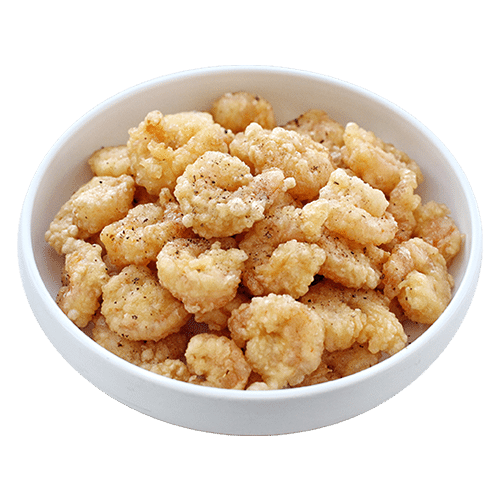 Soft fried shrimps