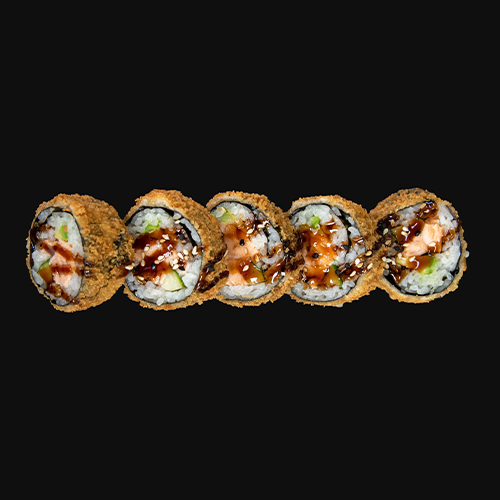 Crispy salmon roll