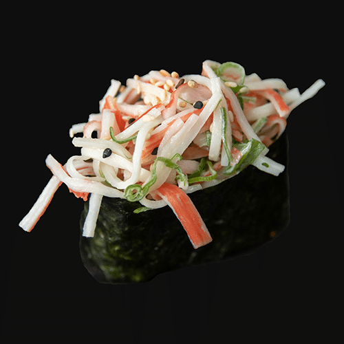 Crab stick salad gunkan