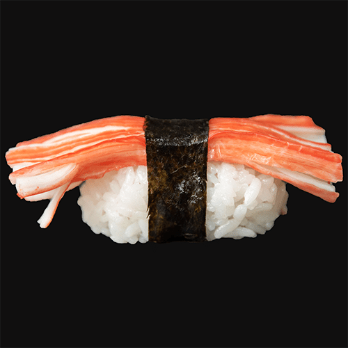 Crab stick nigiri