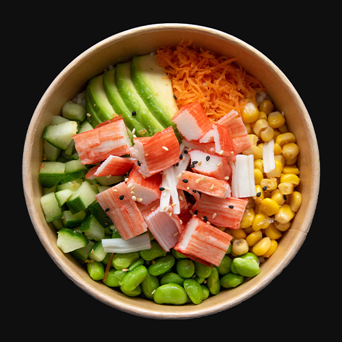 Pokébowl crab sticks