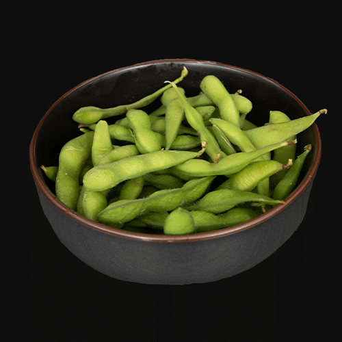 Portion of edamame