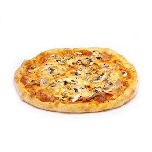 Pizza prosciutto e funghi