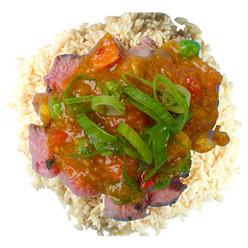 Beef with rice