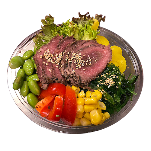 Poké bowl bief