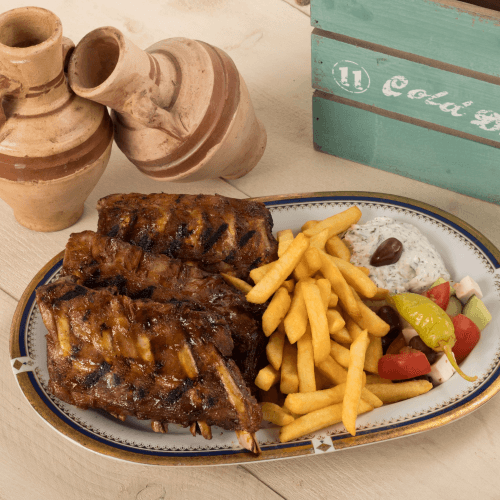 Spare ribs menu