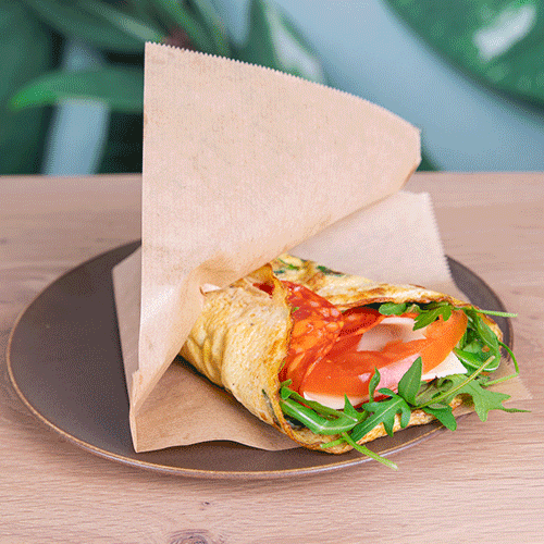 Ei wrap chorizo
