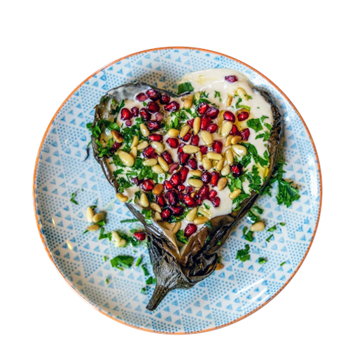 Geroosterde aubergine