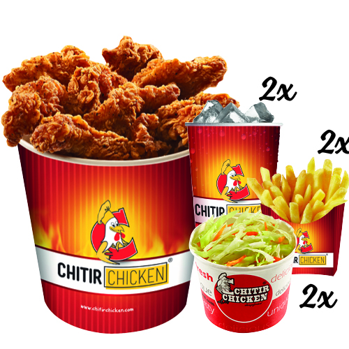 Budget bucket menu - 2 personen
