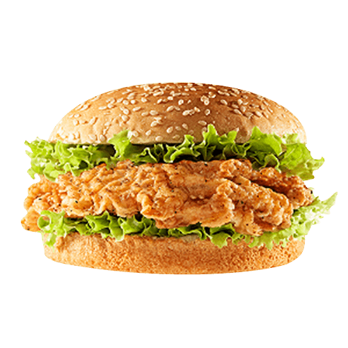 Fried chickenburger