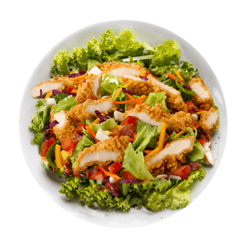 Salade fried chicken