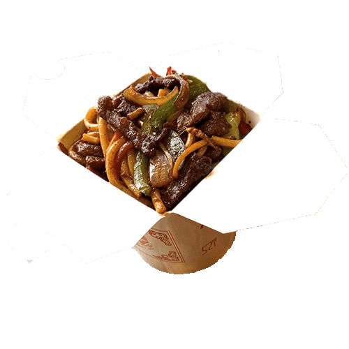 Black noodle box