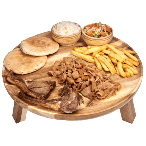 Döner en lamskotelet plate