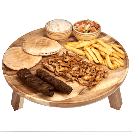 Kipshoarma en adana kebab plate
