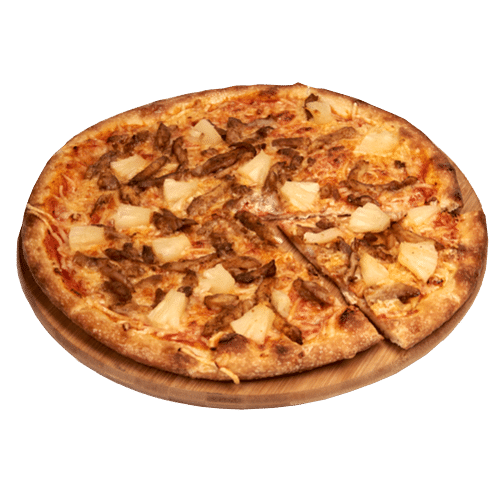 Pizza pollo Hawaï
