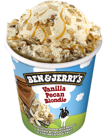 Ben & Jerry's Vanilla Pecan Blondie 465ml