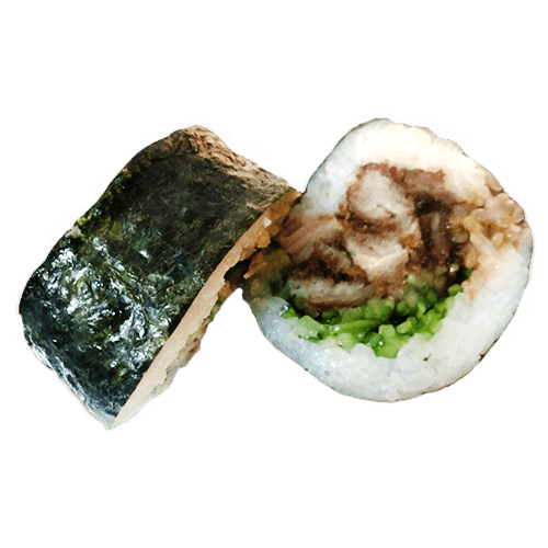 Gefrituurde kip futo maki 2 stuks