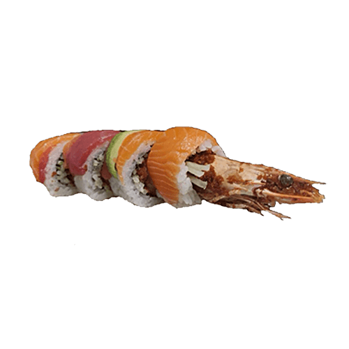 Rainbow Dragon Special maki 4 stuks