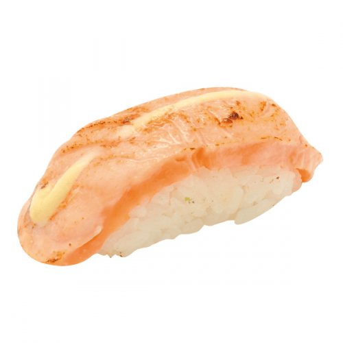 Grilled salmon nigiri