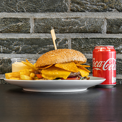New Mexico Nacho Burger Menu