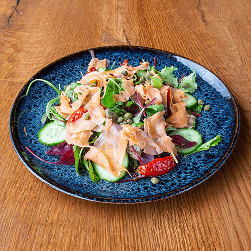 Gerookte zalm salade