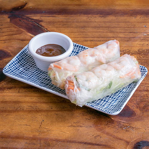 Fresh spring rolls shrimp