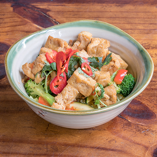 Jasmine rice with tofu