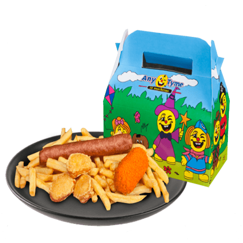 Children's box with frikandel