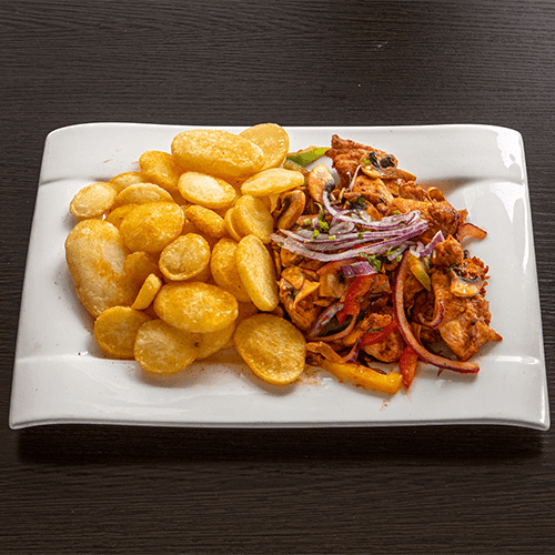 Chicken tikka schotel