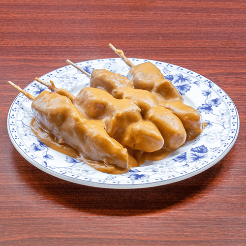 Saté ayam, chicken breast