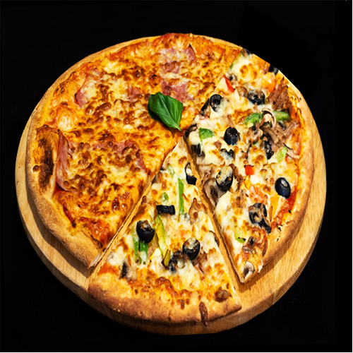Pizza helft/helft (30 cm)
