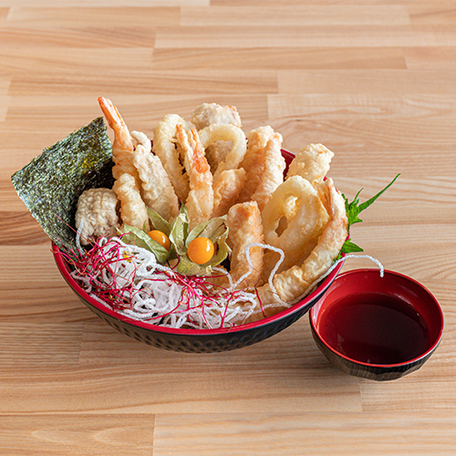 Tempura z owoców morza