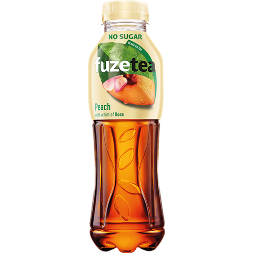 FuzeTea No Sugar brzoskwiniowa z różą 0,5l