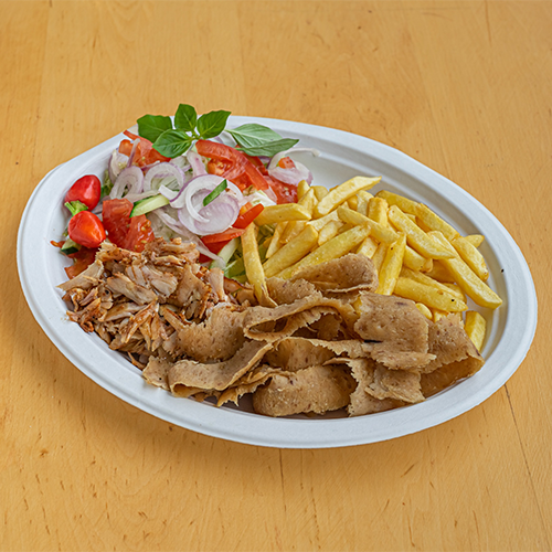 Kebap z frytkami