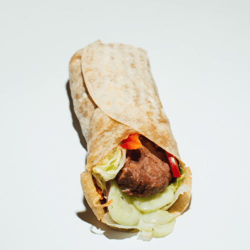 Wrap Smak Miesiąca Mielony Babci z Mizerią.